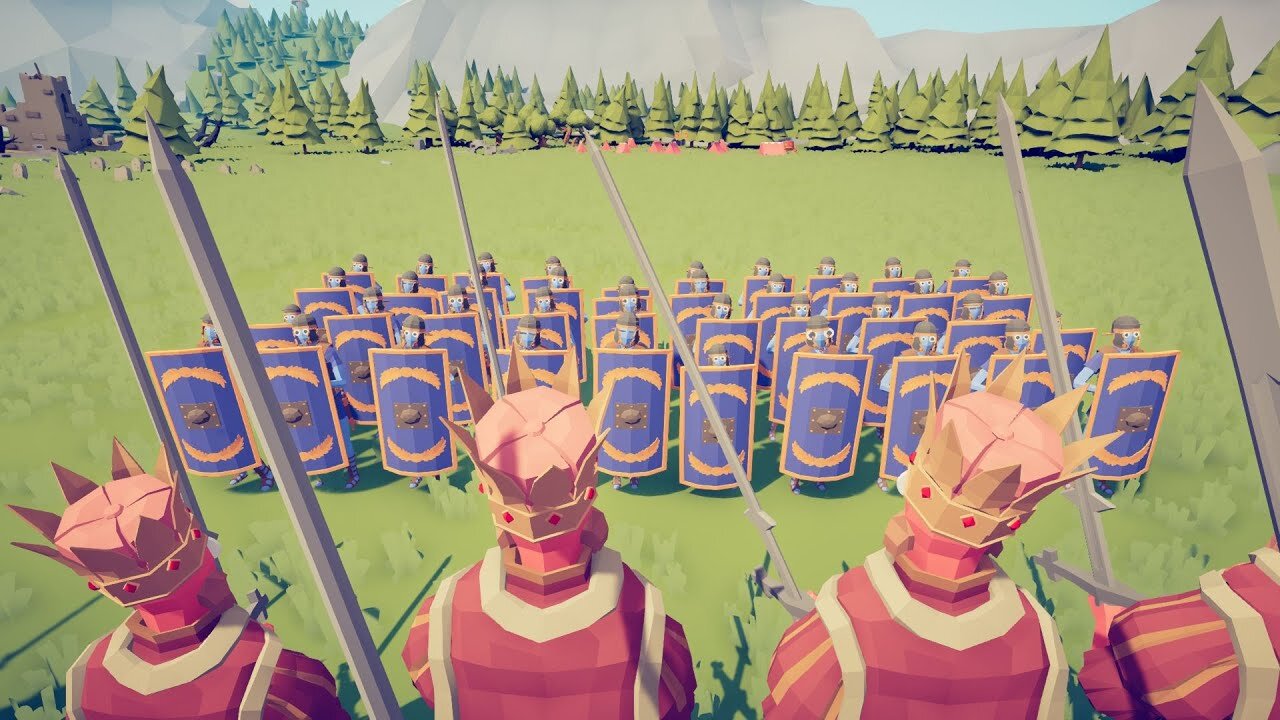 40 Kings Versus 40 Shield Bearers || Totally Accurate Battle Simulator