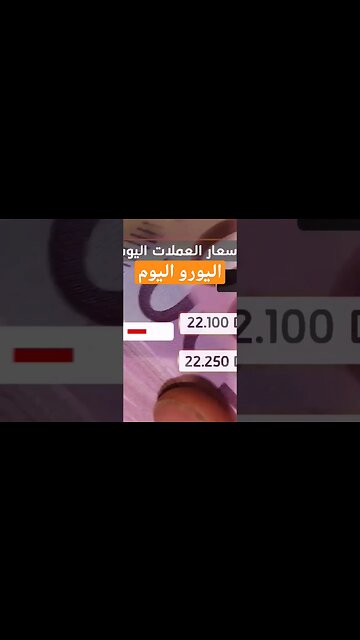 سعر اليورو اليوم