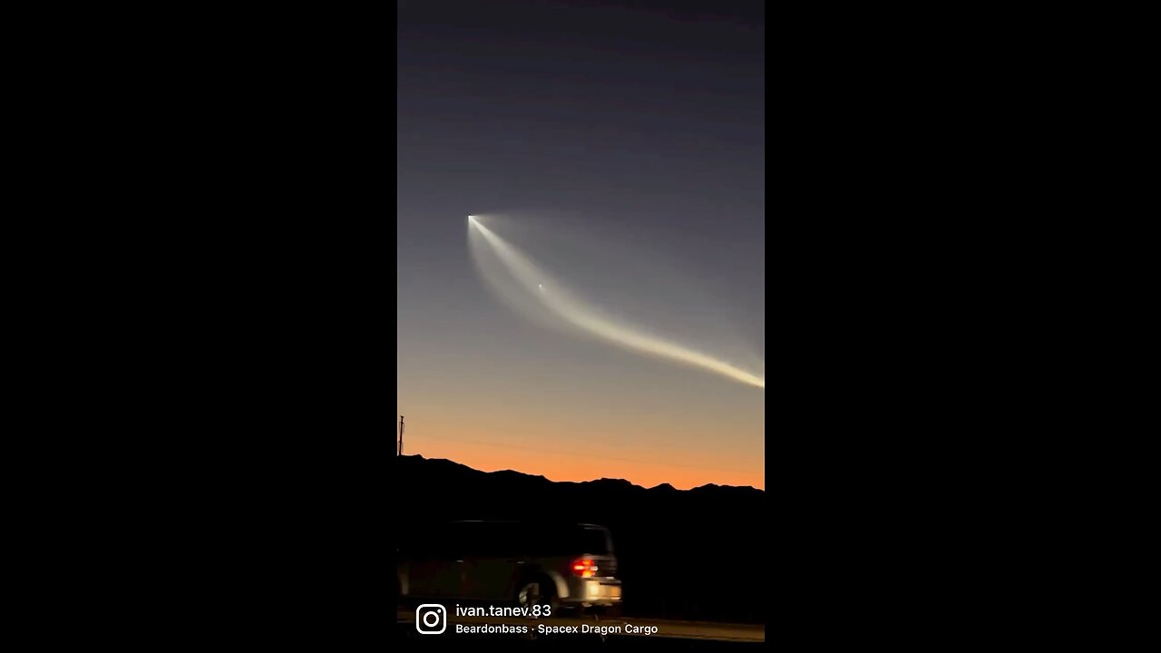 Space X Falcon 9 over Phoenix