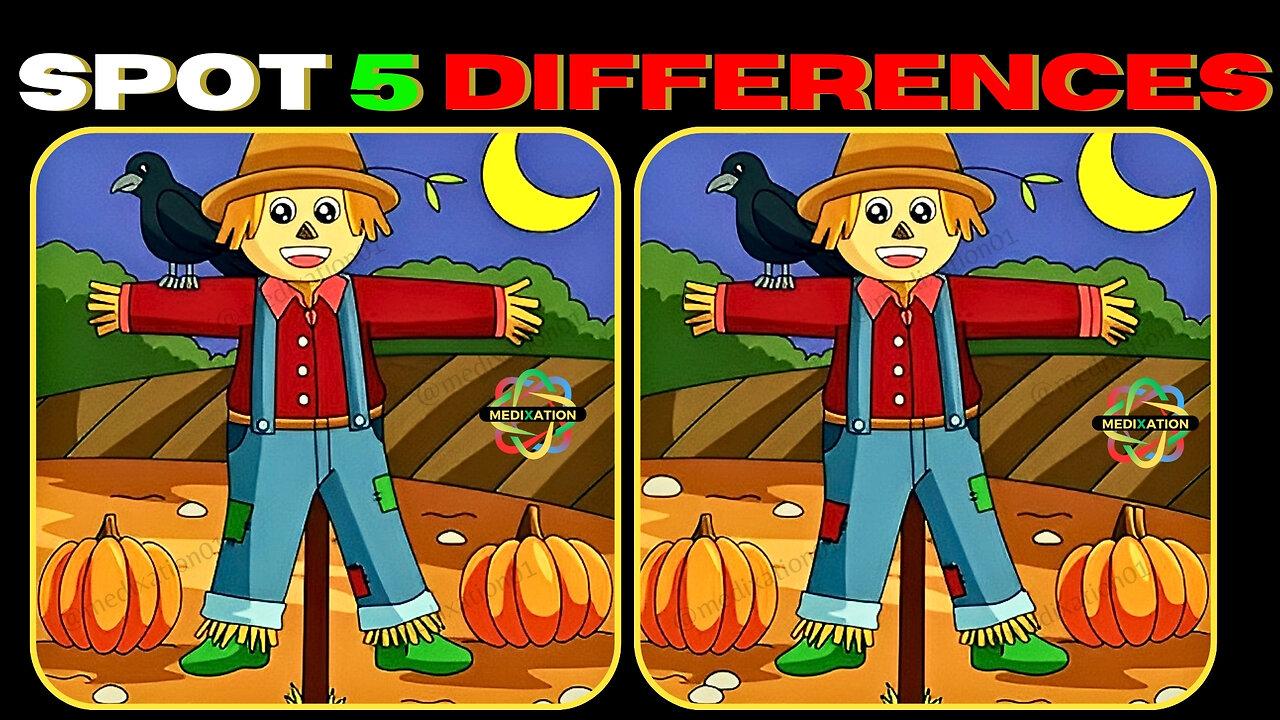 Spot The Difference : Can You Find All[ Find The Difference #35]
