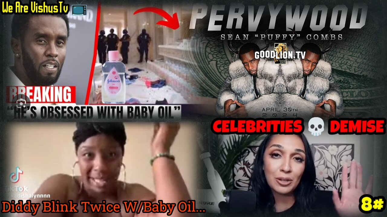 P-Diddy Blink Twice W/Baby Oil... #VishusTv 📺