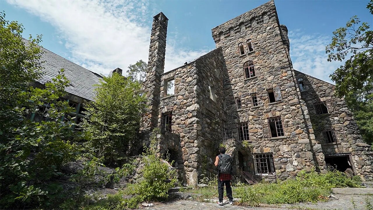 Abandoned Abercrombie & Fitch Billionaires Mansion Found Castle In The Middle of Nowhere