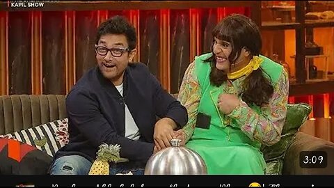 Amir Khan flirting in kapil sharma show.🤫😲