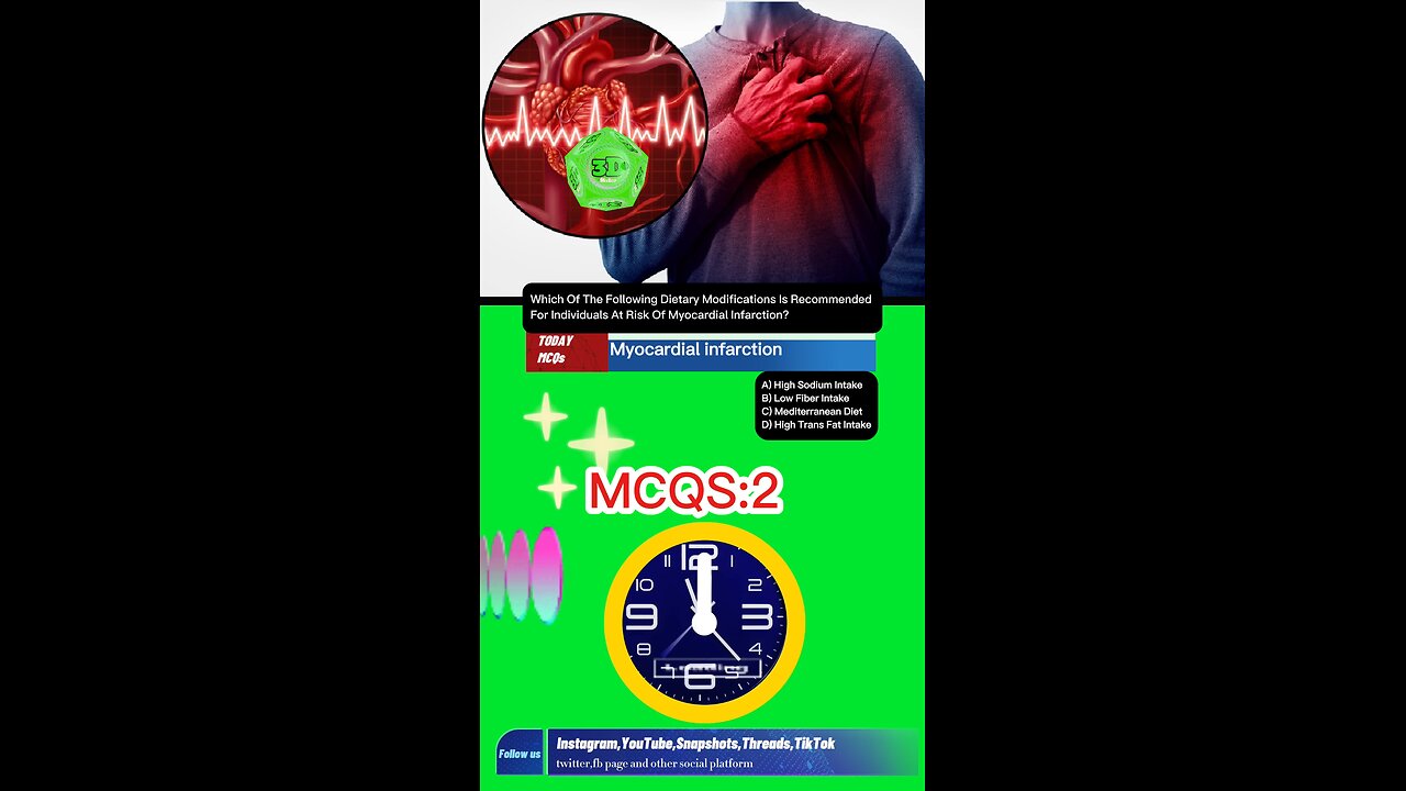 Myocardial infarction mcqs