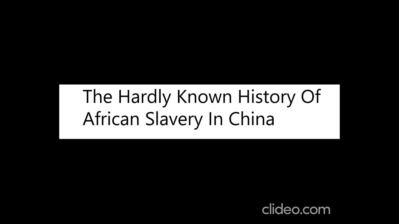 History Of African Slavery In China #China #Slavery #Africans