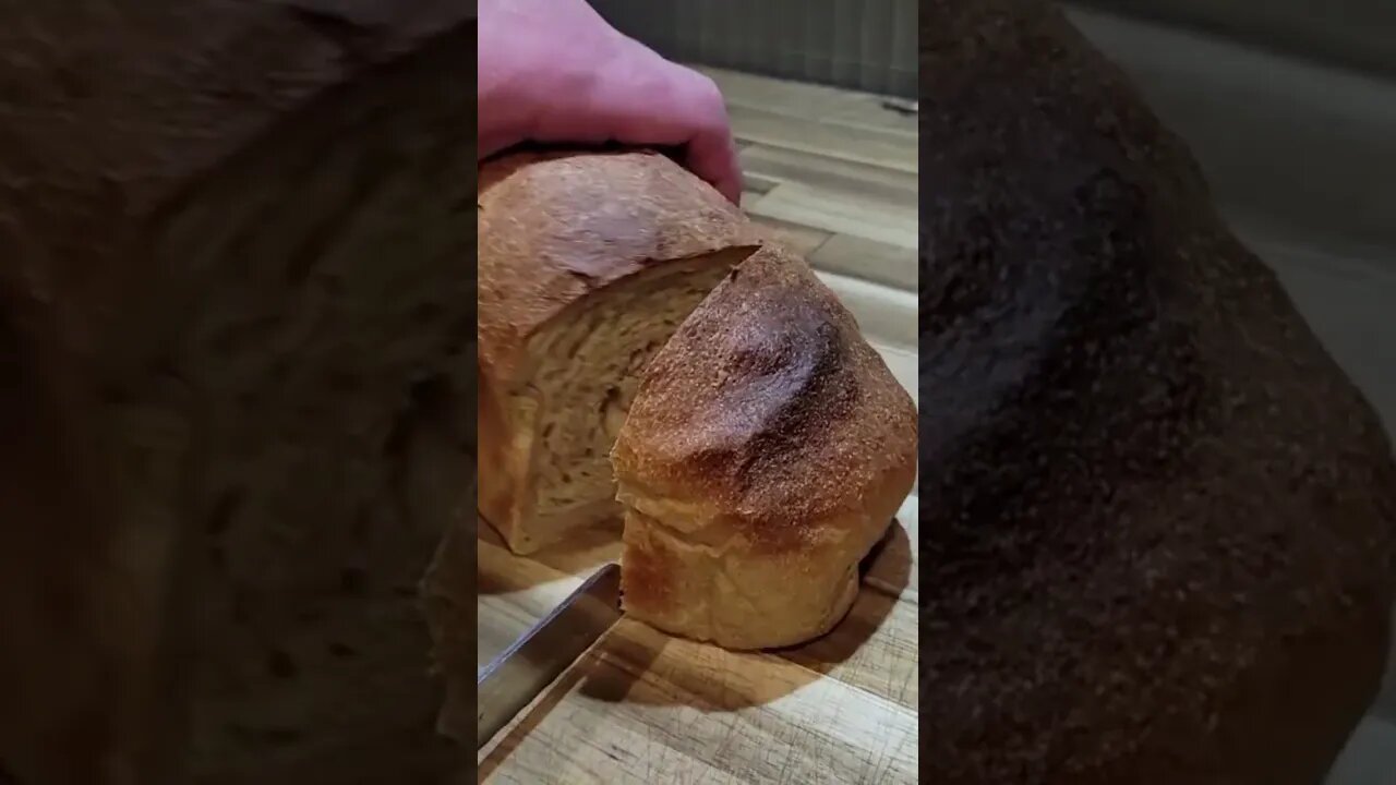 Slicing Bread ASMR - Fresh Milled Flour Sandwich Bread