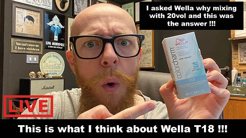 I asked Wella why T18 needs 20vol and this is the answer…