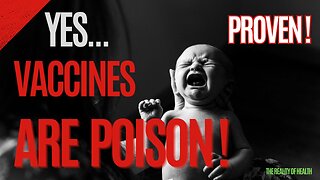 Yes...Vaccine Are Poison! Proven!