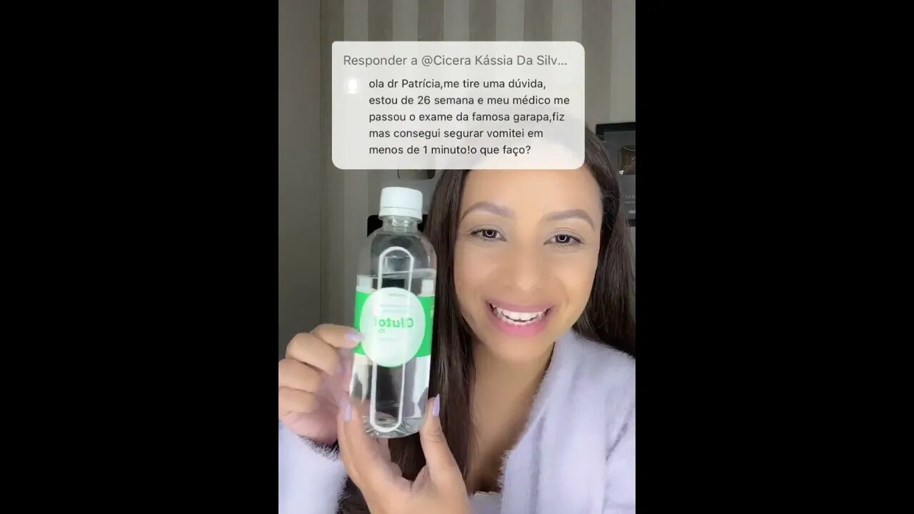 Fiz o exame da curva glicemica e vomitei e agora o que eu devo fazer