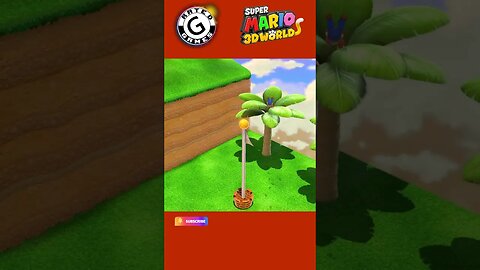 Flagpole Fail in Super Mario 3D World #shorts