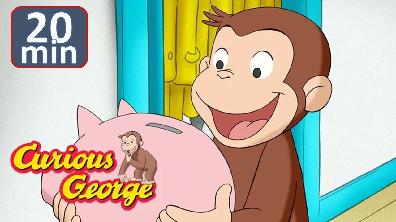 Curious George - Bath Time! - 20 Minute Show - Kids Cartoon -