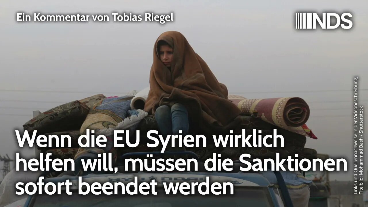 Wenn die EU Syrien wirklich helfen will, müssen die Sanktionen sofort beendet werden | Tobias Riegel