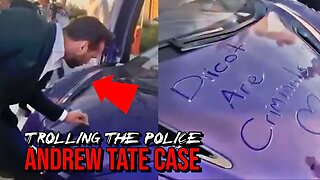 Tristan Tate Trolling Police At Court