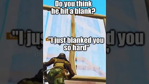 I wonder if he blanked me #shorts #fortniteshorts #gaming