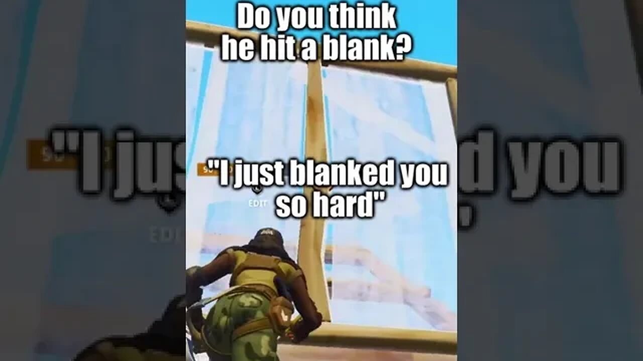 I wonder if he blanked me #shorts #fortniteshorts #gaming