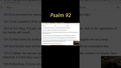 Psalm 92:1-3 (Ten Strings Guitar and Bass)