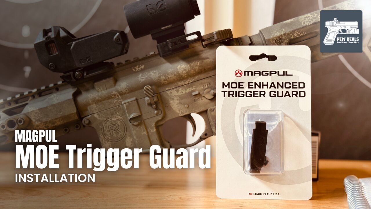 Paint and Install Magpul MOE Enhanced Trigger Guard - #magpul #tactical #tacticalgear