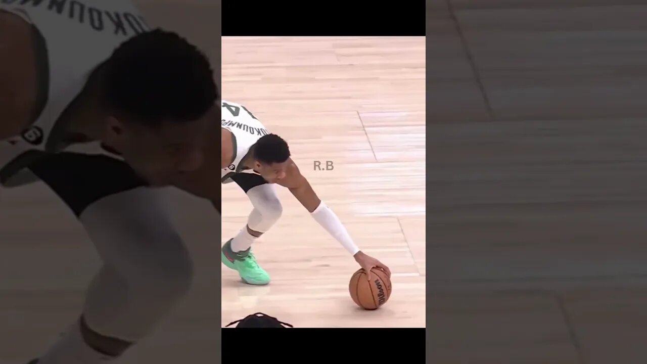 Giannis Antetokounmpo Treating BASKETBALL SPALDING Like TENNIS BALL