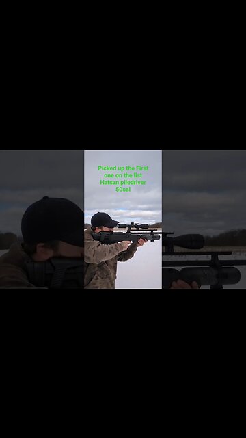 hatsan piledriver 50cal..