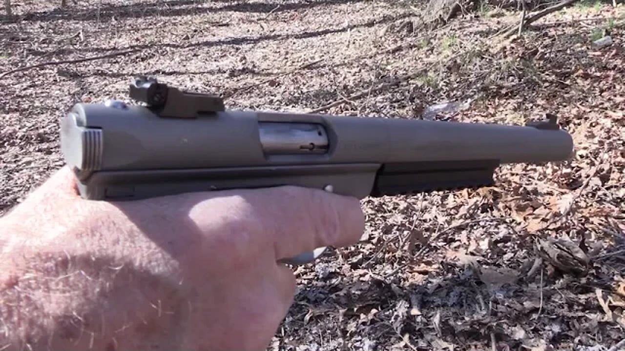 Ruger MK II Suppressed Close-up