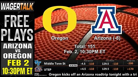 Arizona vs Oregon Predictions and Picks Tonight | College Basketball Betting Advice For February 2