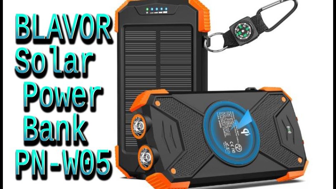 Blavor Solar Power Bank PN-W05