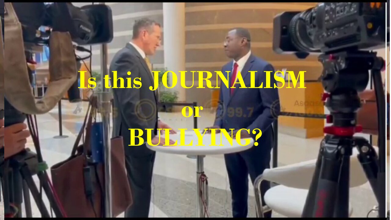 Is this JOURNALISM or BULLYING? / Richard Quest and Ghana's Finance Minister Dr. Mohammed Amin Adam