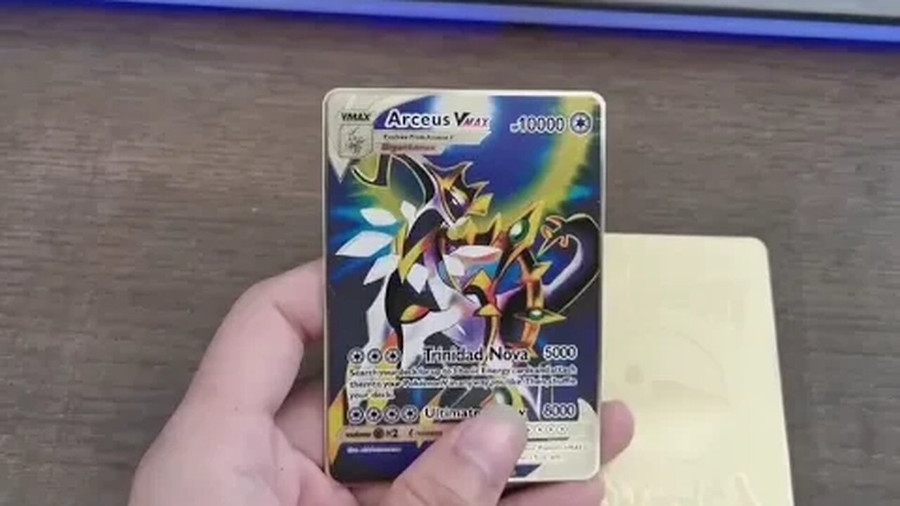 10000 point arceus vmax pokemon metal cards DIY card | ʟɪɴᴋ ɪɴ ᴛʜᴇ ᴅᴇꜱᴄʀɪᴘᴛɪᴏɴ 👇 ᴛᴏ ʙᴜʏ