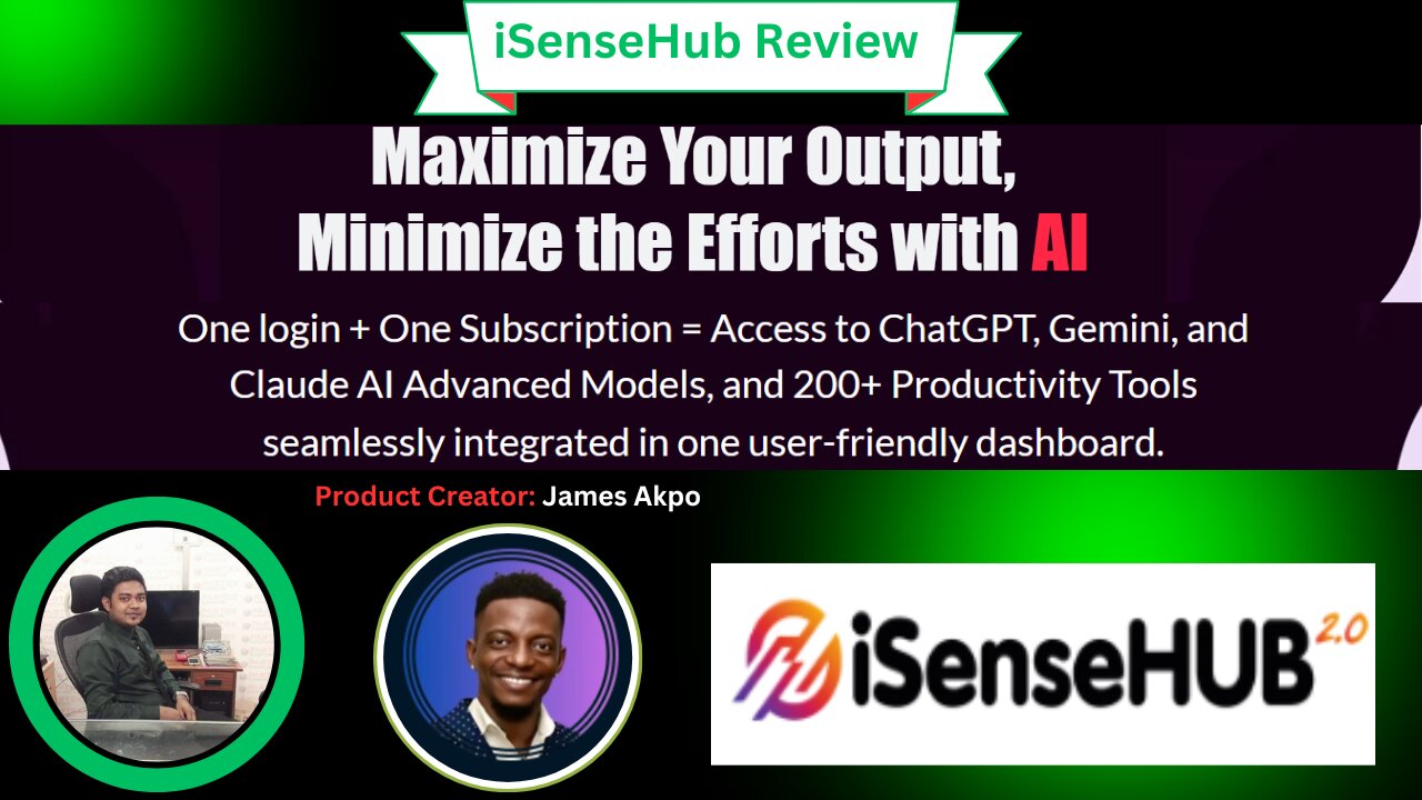 iSenseHub Review - Unlock 200+ AI Tools in One Dashboard