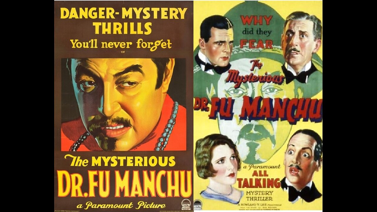 THE MYSTERIOUS DR. FU MANCHU (1929). Sepiatone.