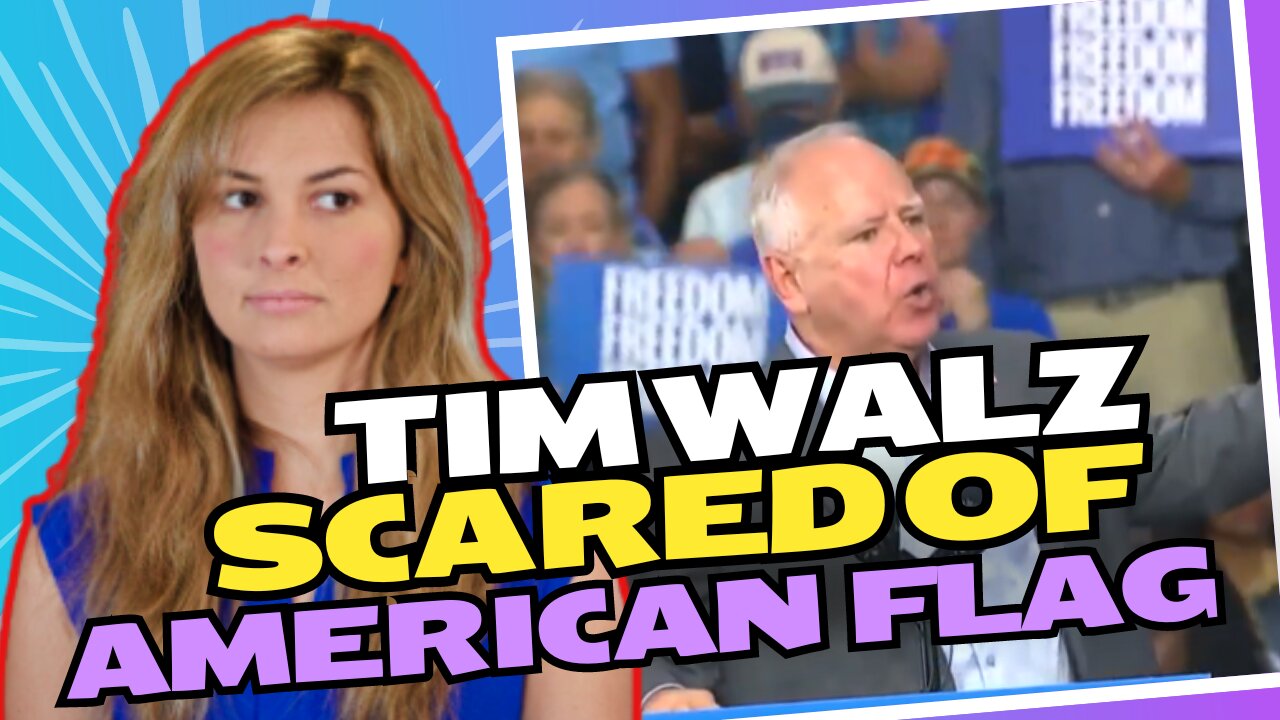 Trump reveals Tim Walz is "scared of American flags"