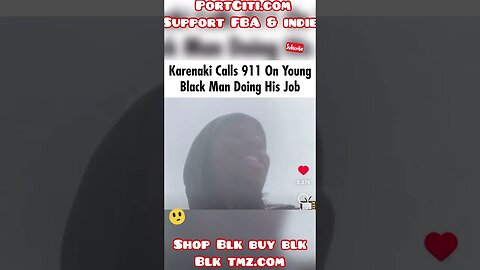 Karenaki Calls 911 on Young Blk Man doing his job !