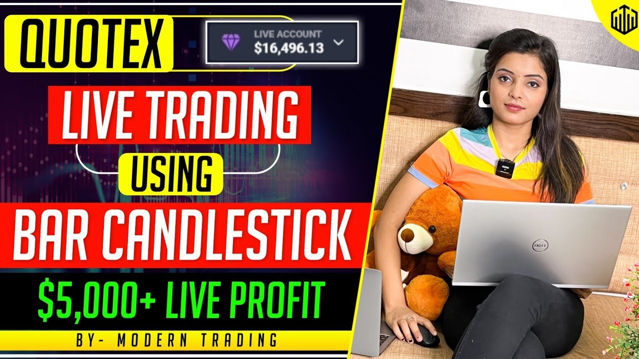 Quotex Live Trading using Bar Candlestick | $5,000 Live Profit by - Mordern Trading