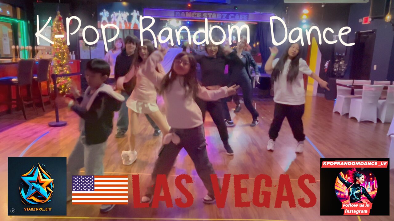 K-Pop Random Dance Las Vegas Dance Starz Cafe (11-30-24) Round 1