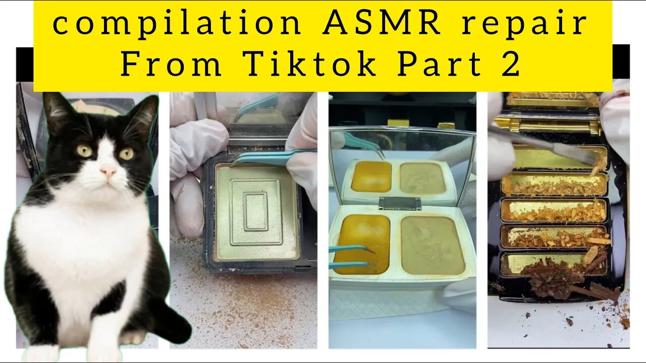 compilation ASMR repair makeup cosmetic from tiktok part 2