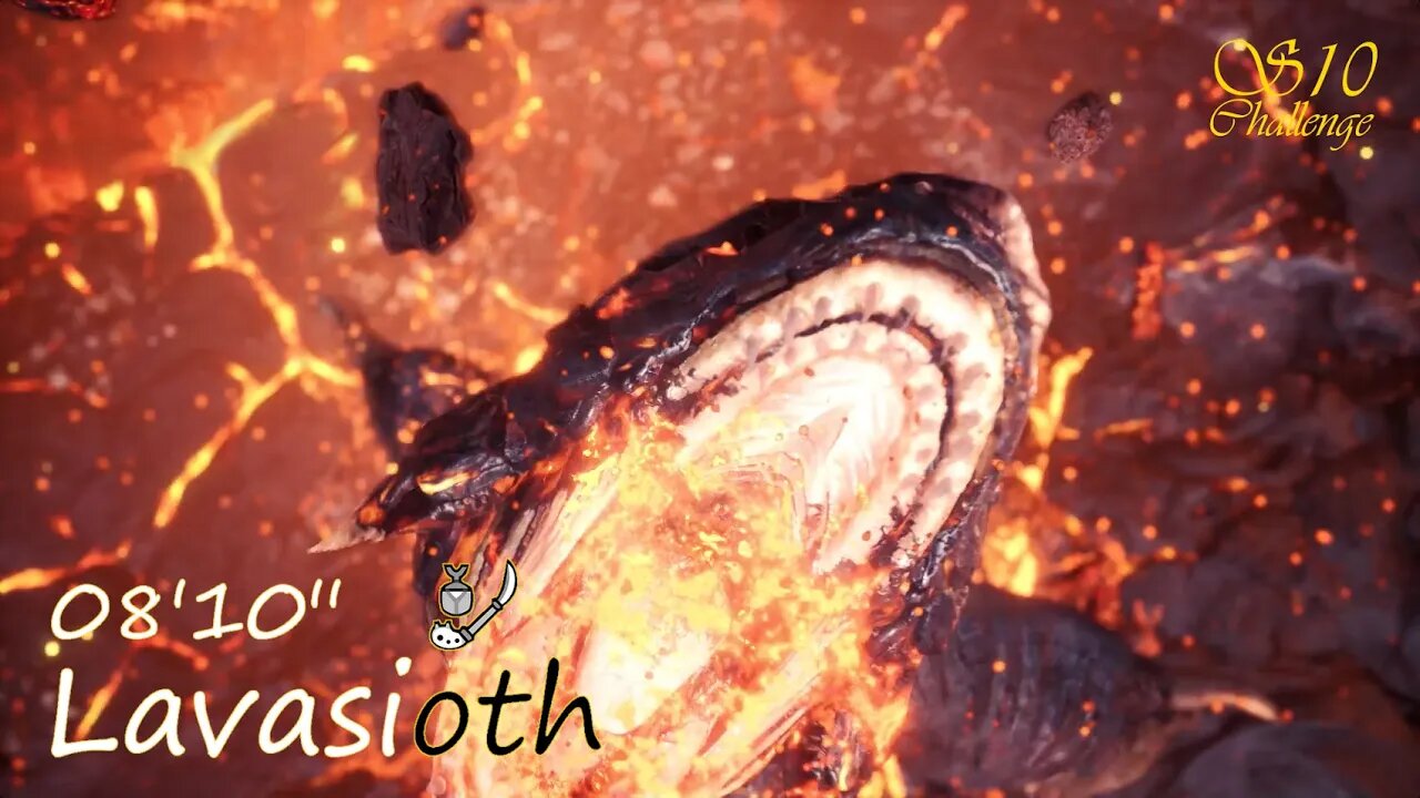 Lavasioth (08'10'') | Insect Glaive | Monster Hunter World: Iceborne | "Sub 10 Challenge"