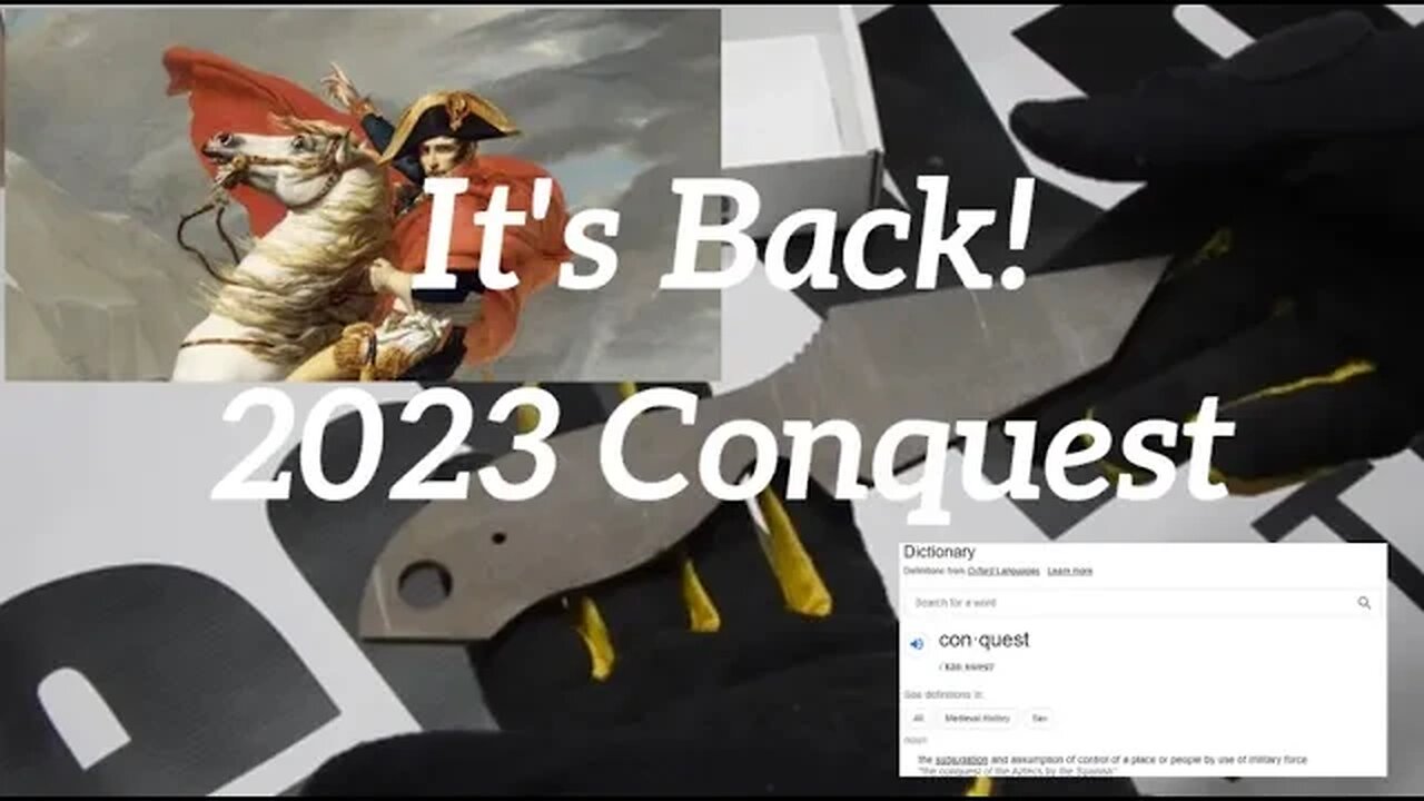 2023 Shed Knives Conquest - Pre Production Assessment