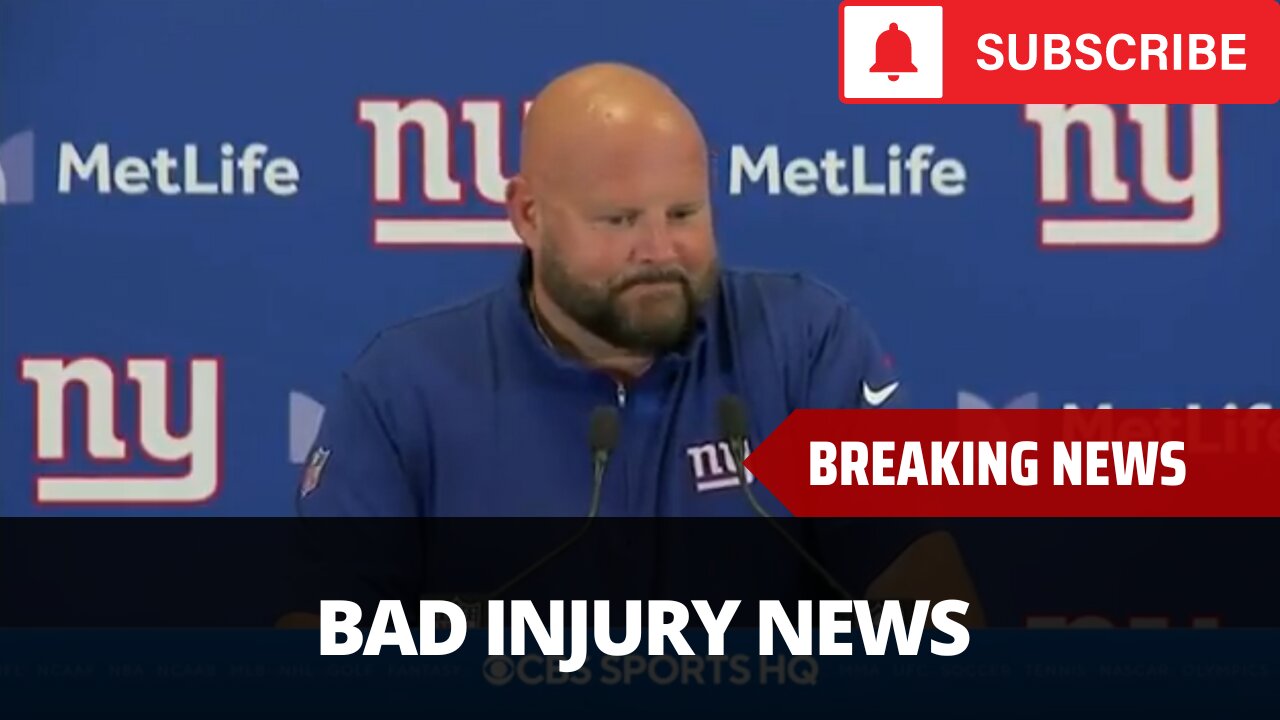 Giants Get Bad Injury News Before Seattle