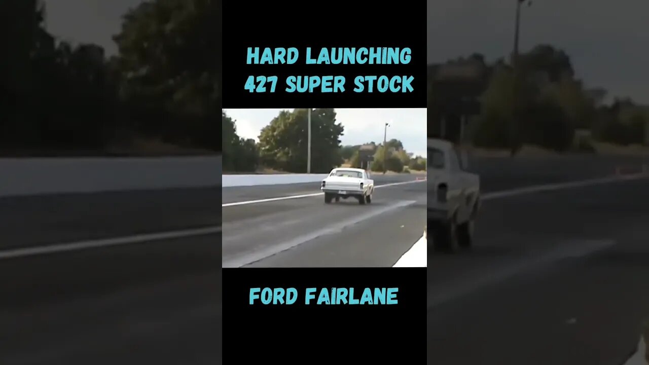Hard Launching 427 Super Stock Ford Fairlane! #shorts