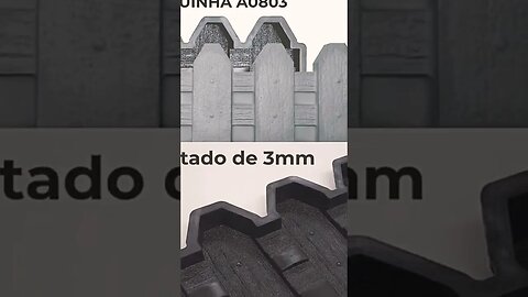 Forma para cerca de cimento- cement craft.