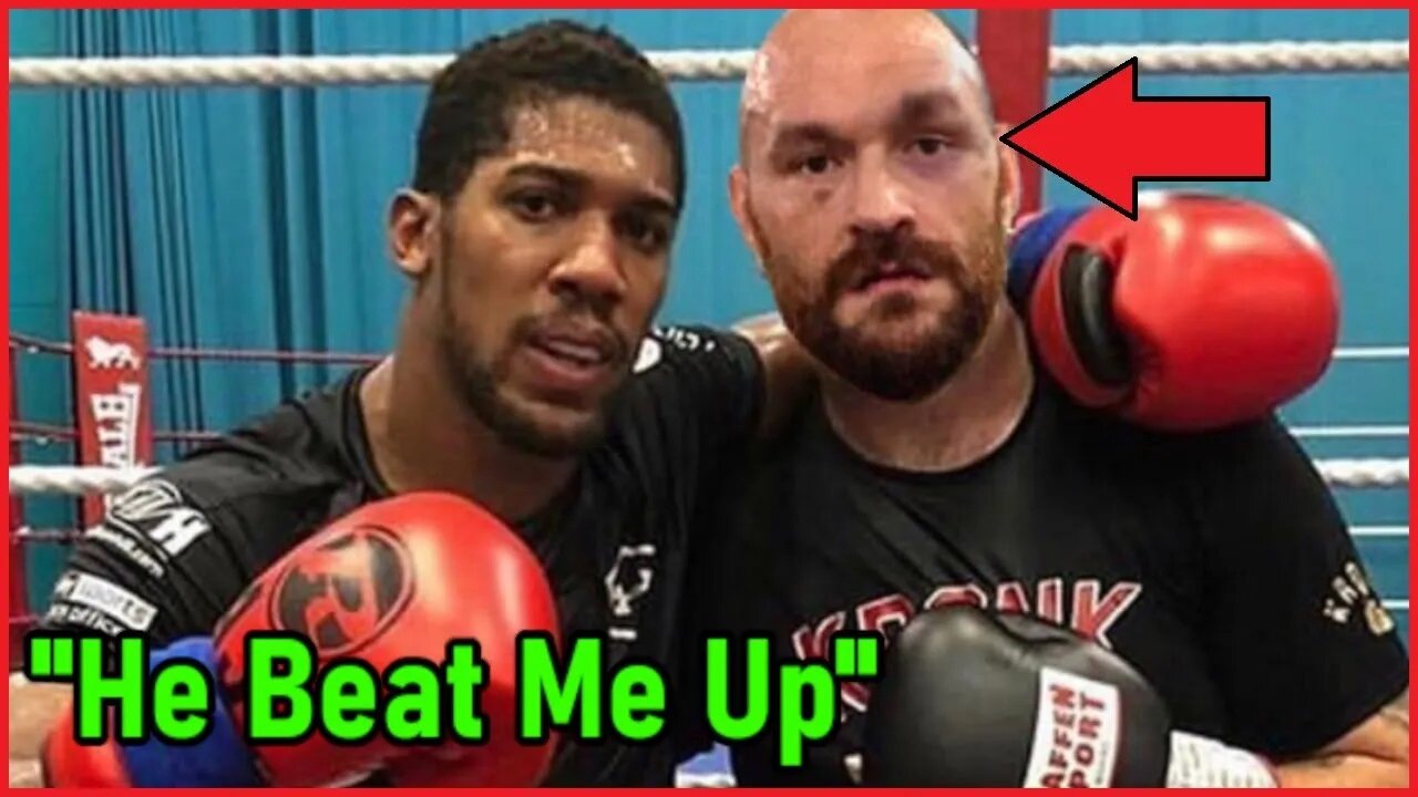 AJ SPARRING TYSON FURY! (Leaked Footage)