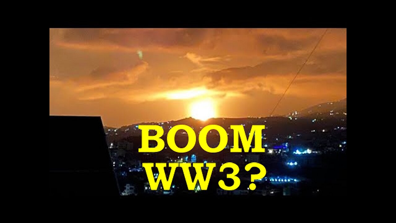 Jason A: Did Israel just NUKE Lebanon? WORLD WAR III?