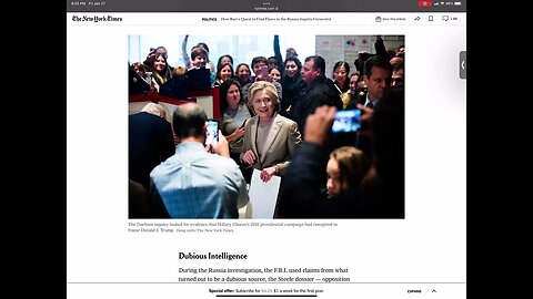 A Video Scroll of the Barr Durham NYT Article