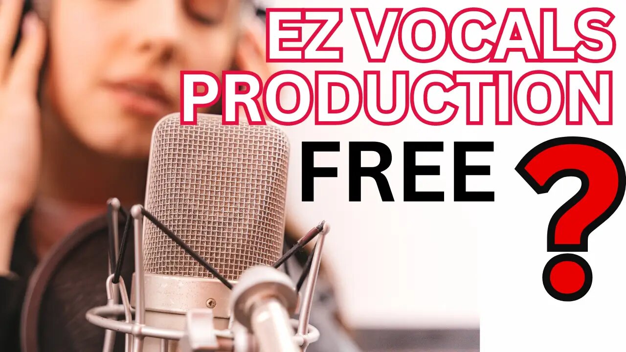 FREE XVOX Alternative EZ VOCAL CHAIN PLUGIN - An All-In-One Vocal Effects Processing Plugin