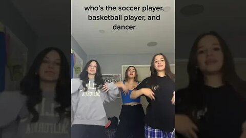 who's the soccer player, basketball player, and dancer 📸 liv 617 #Shorts