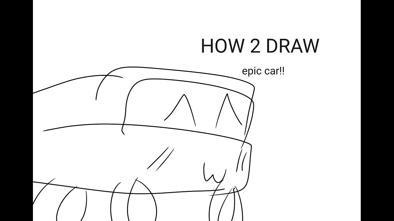 HOW 2 DRAW: epic car!!