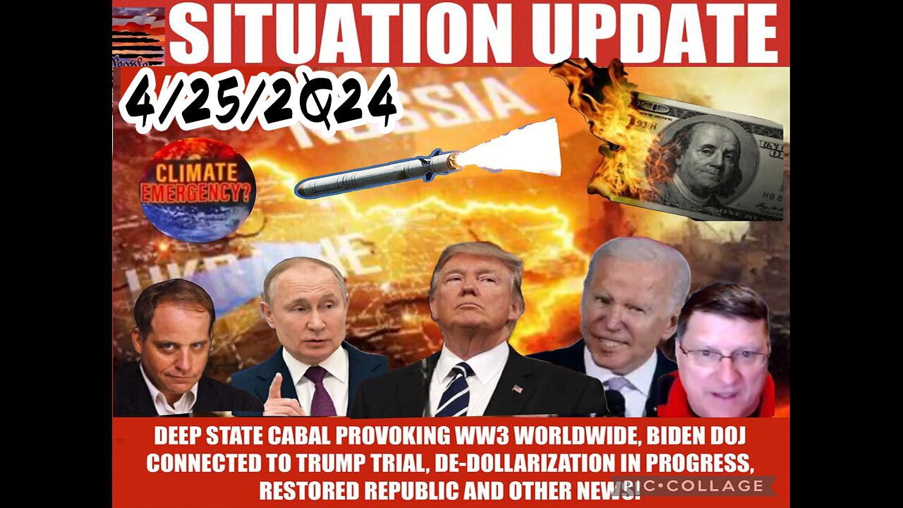 Situation Update 4-25-2Q24 ~ Q Drop + Trump u.s Military - White Hats Intel ~ SGAnon Intel