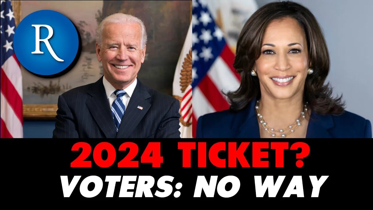 Rasmussen Polls: 2024 - Only 53% of DEMOCRATS want Biden; but Biden and Harris are a good team.