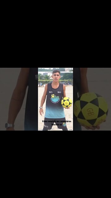 Tutorial do fundamento peito #futevolei