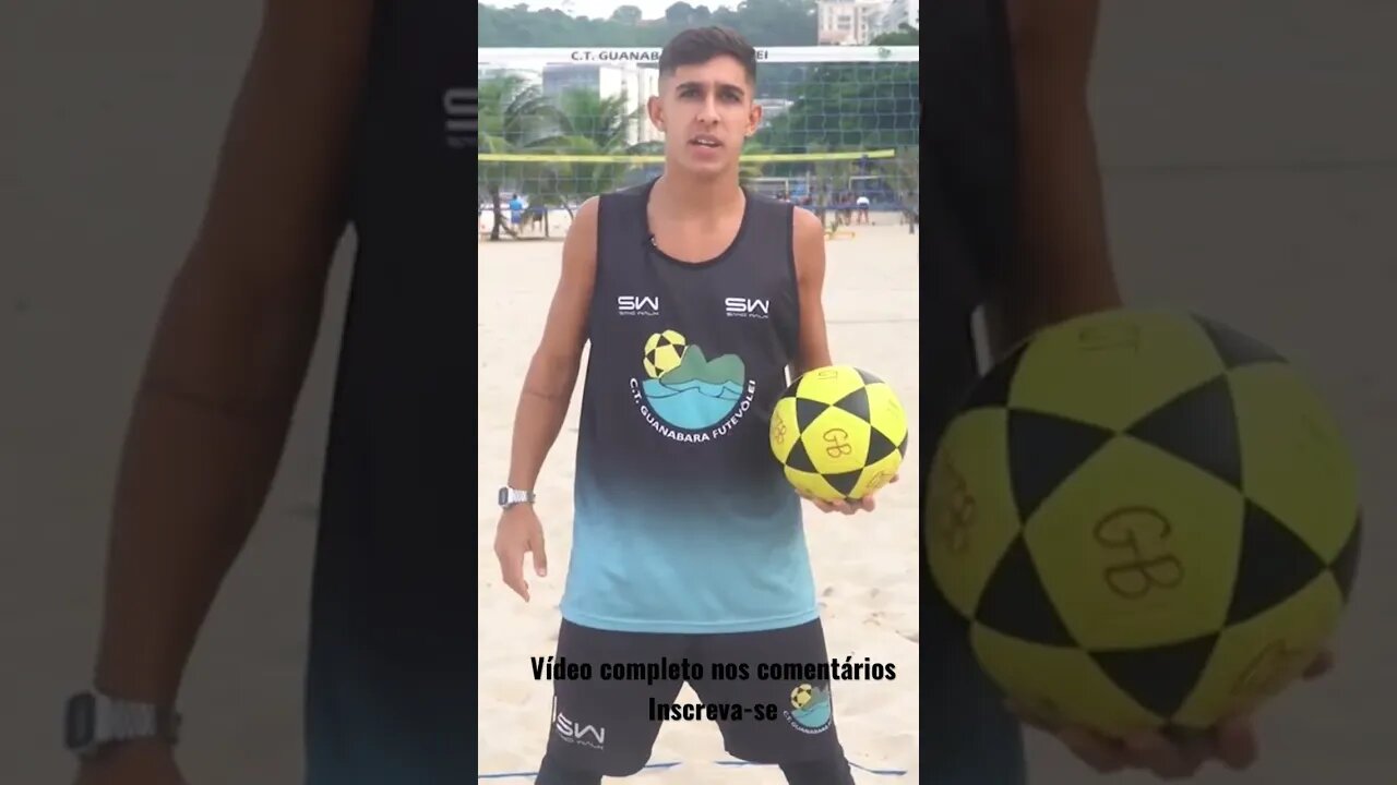 Tutorial do fundamento peito #futevolei